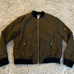 Zara TRF Green Bomber Jacket